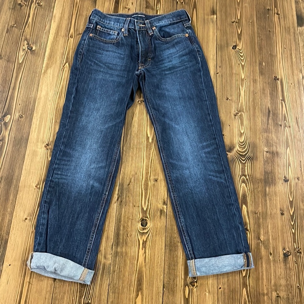 Lucky Brand Women's Mid Rise Boy Jeans - Sz 00 / 24R